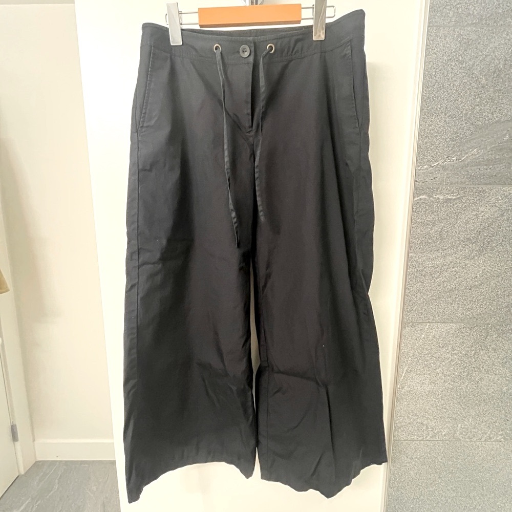 Eileen Fisher Navy Wide-Leg Pants